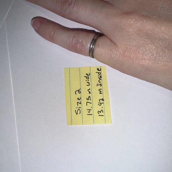 Sterling Silver Thin Double Band Ring, Size 2 - Picture 14 of 15